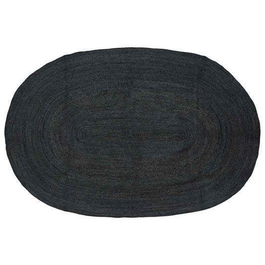 vidaXL Area Rugs Dark Grey 205 x 305 cm Jute