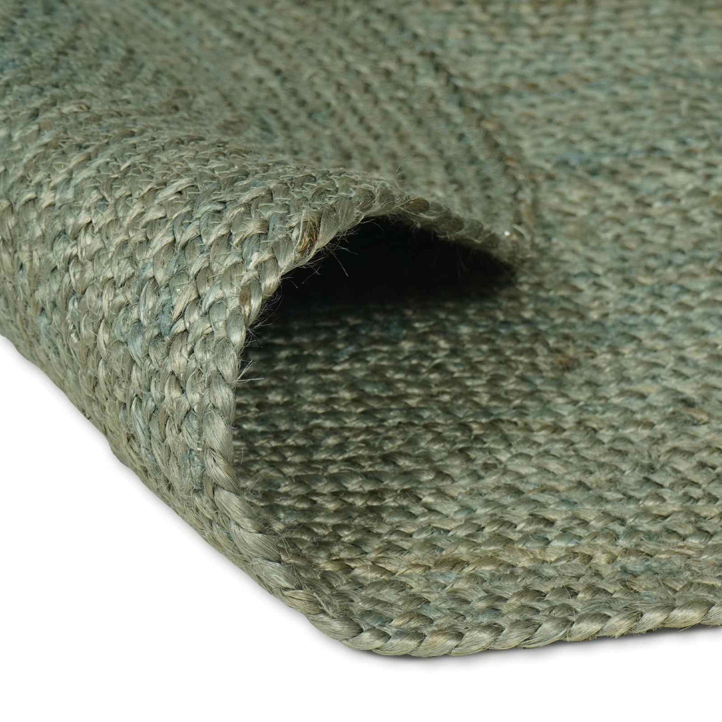 vidaXL Area Rugs Olive Green 122 x 183 cm Jute