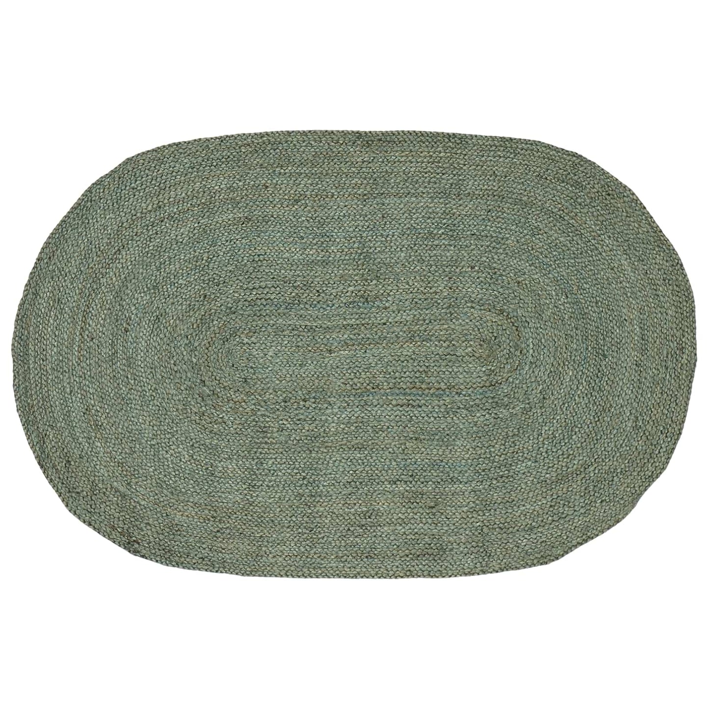 vidaXL Area Rugs Olive Green 122 x 183 cm Jute