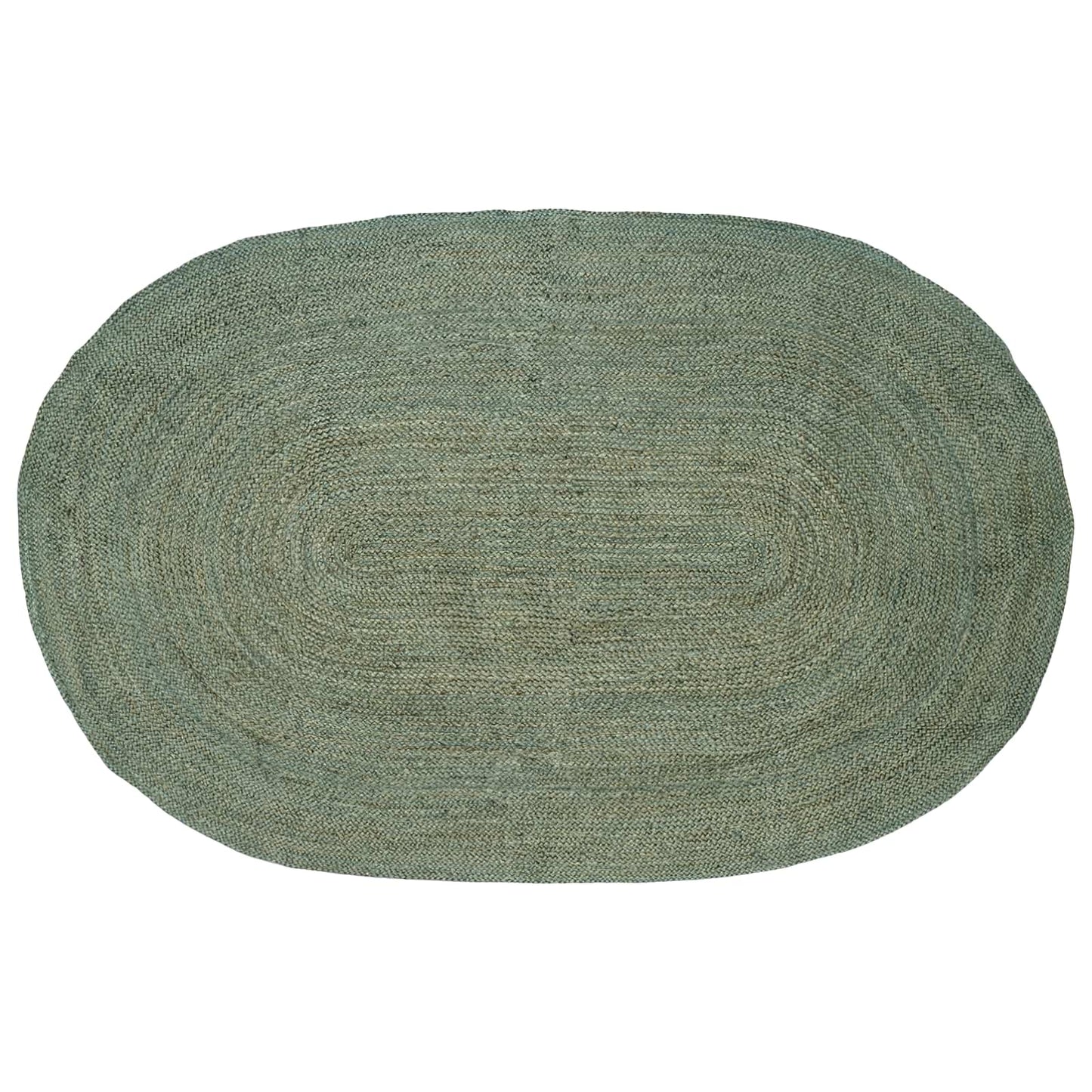 vidaXL Area Rugs Olive Green 152 x 245 cm Jute