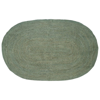 vidaXL Area Rugs Olive Green 152 x 245 cm Jute