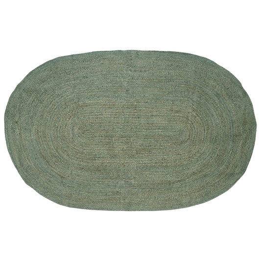 vidaXL Area Rugs Olive Green 152 x 245 cm Jute