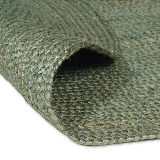 vidaXL Area Rugs Olive Green 205 x 305 cm Jute