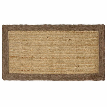 vidaXL Area Rugs Grey 100 x 200 cm Jute