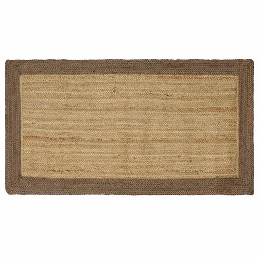 vidaXL Area Rugs Grey 100 x 200 cm Jute