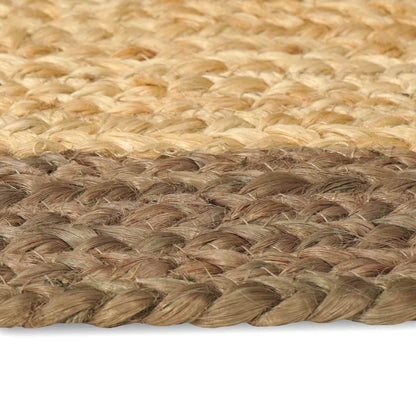 vidaXL Area Rugs Grey 120 x 120 cm Jute