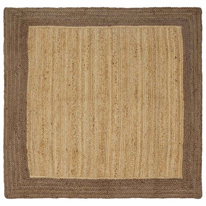 vidaXL Area Rugs Grey 120 x 120 cm Jute
