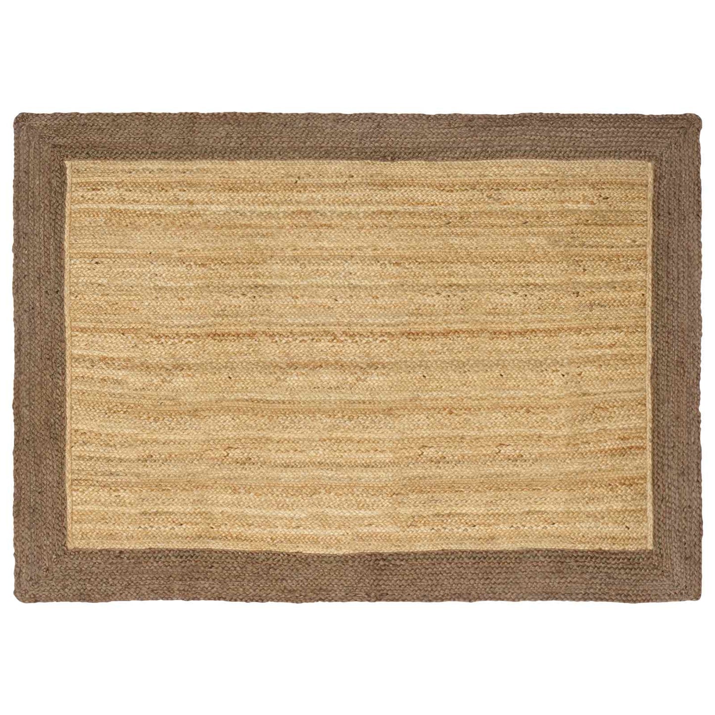 vidaXL Area Rugs Grey 120 x 170 cm Jute