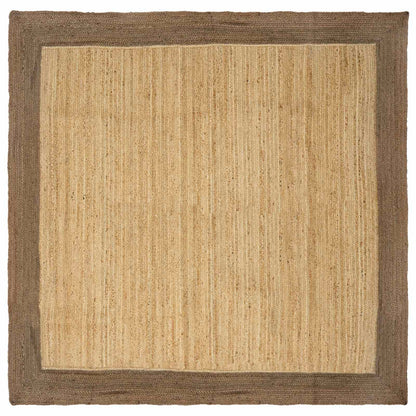 vidaXL Area Rugs Grey 240 x 240 cm Jute