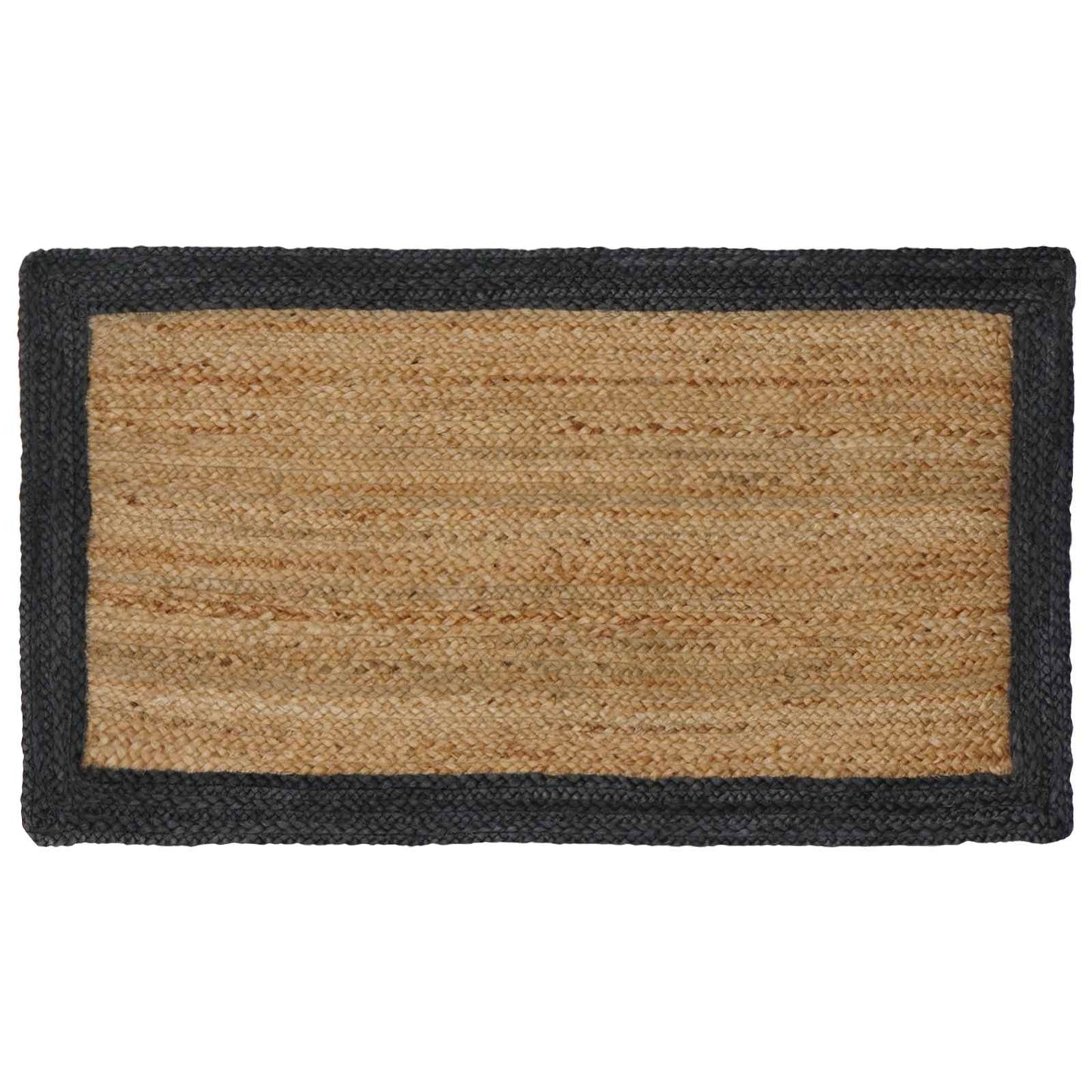 vidaXL Area Rugs Dark Grey 60 x 110 cm Jute