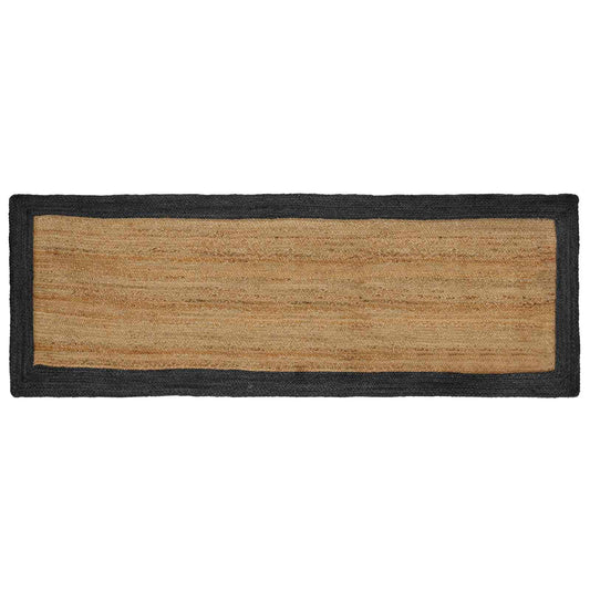 vidaXL Area Rugs Dark Grey 80 x 250 cm Jute