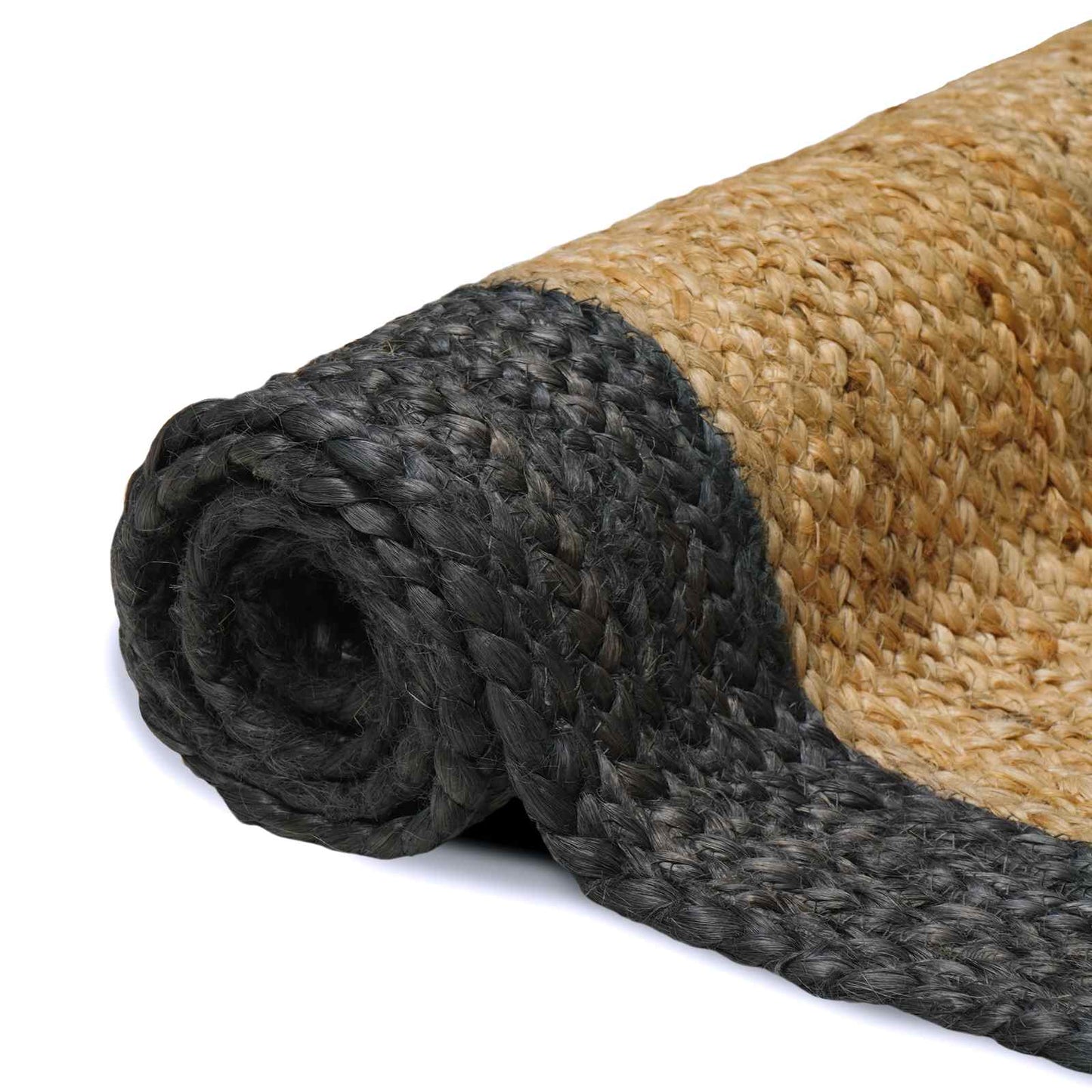 vidaXL Area Rugs Dark Grey 80 x 300 cm Jute