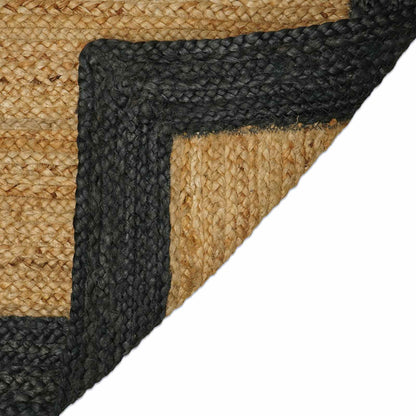vidaXL Area Rugs Dark Grey 100 x 200 cm Jute