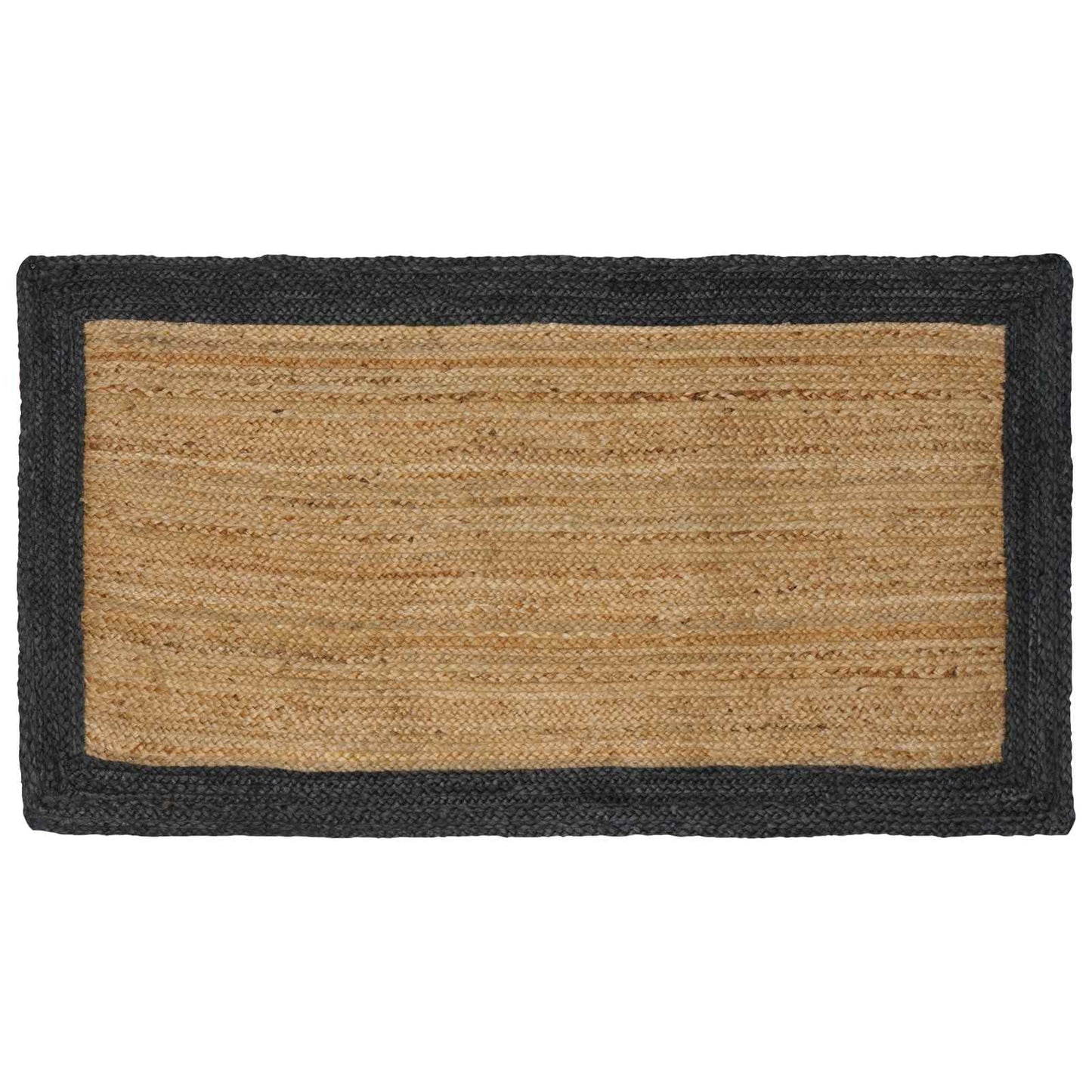 vidaXL Area Rugs Dark Grey 100 x 200 cm Jute