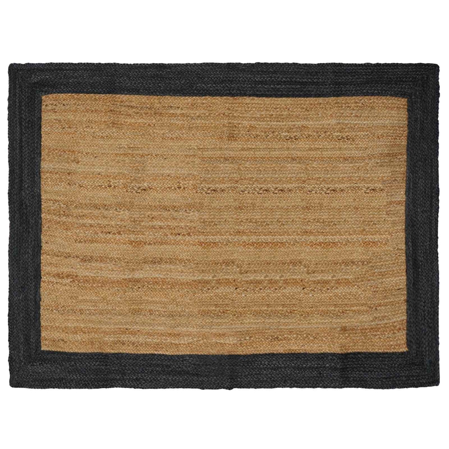 vidaXL Area Rugs Dark Grey 120 x 170 cm Jute