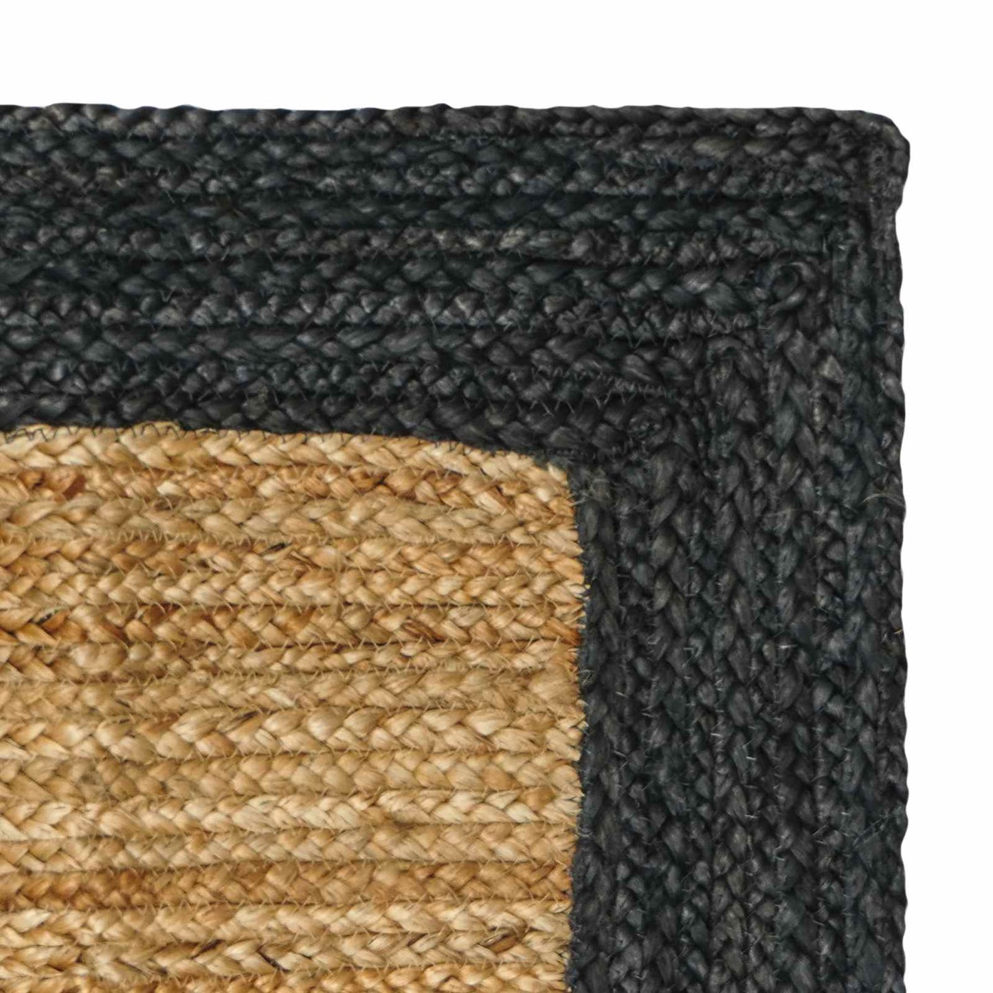 vidaXL Area Rugs Dark Grey 200 x 200 cm Jute