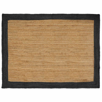 vidaXL Area Rugs Dark Grey 200 x 290 cm Jute