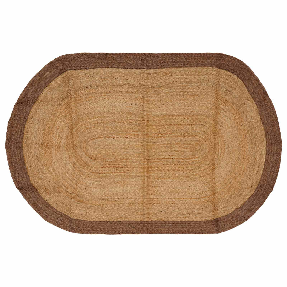 vidaXL Area Rug Grey 122 x 183 cm Jute