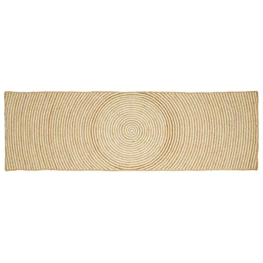 vidaXL Area Rugs White 60 x 300 cm Jute