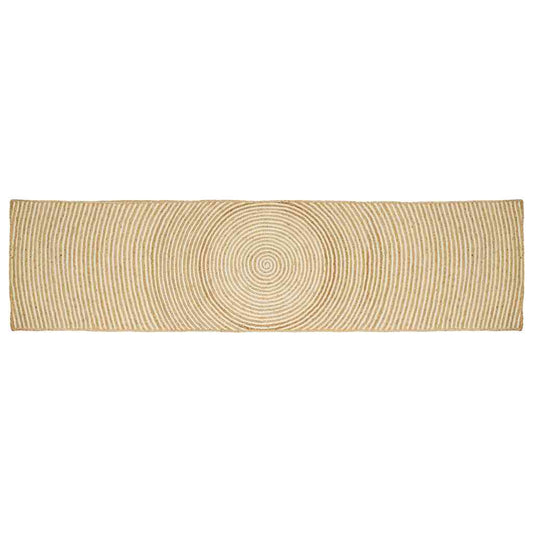 vidaXL Area Rugs White 60 x 400 cm Jute