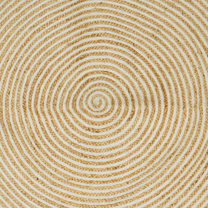 vidaXL Area Rugs White 80 x 300 cm Jute