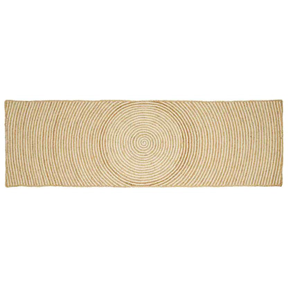 vidaXL Area Rugs White 80 x 300 cm Jute
