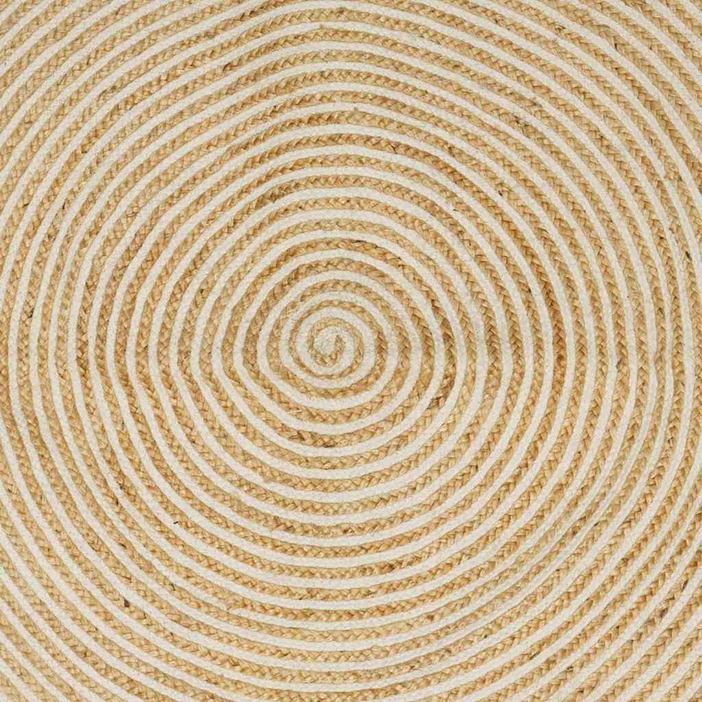 vidaXL Area Rugs White 80 x 400 cm Jute