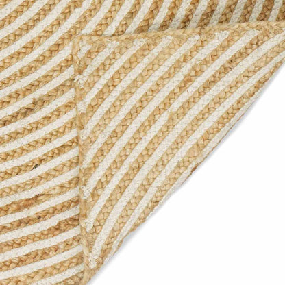 vidaXL Area Rugs White 80 x 400 cm Jute
