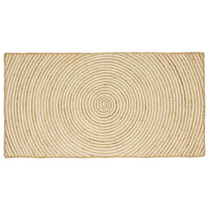 vidaXL Area Rugs White 100 x 200 cm Jute
