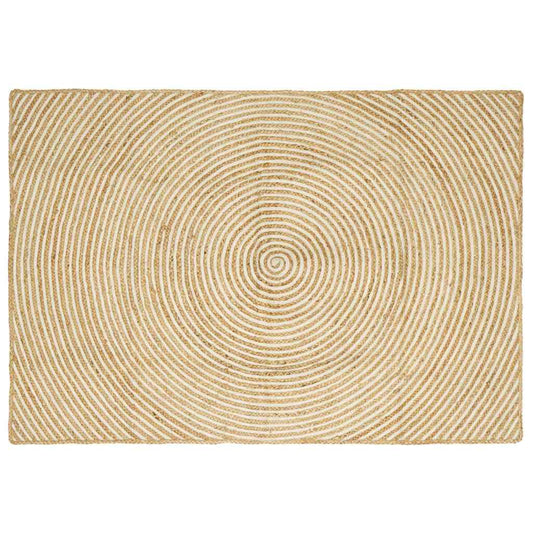 vidaXL Area Rugs White 120 x 170 cm Jute