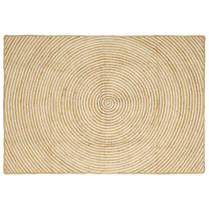 vidaXL Area Rugs White 140 x 200 cm Jute