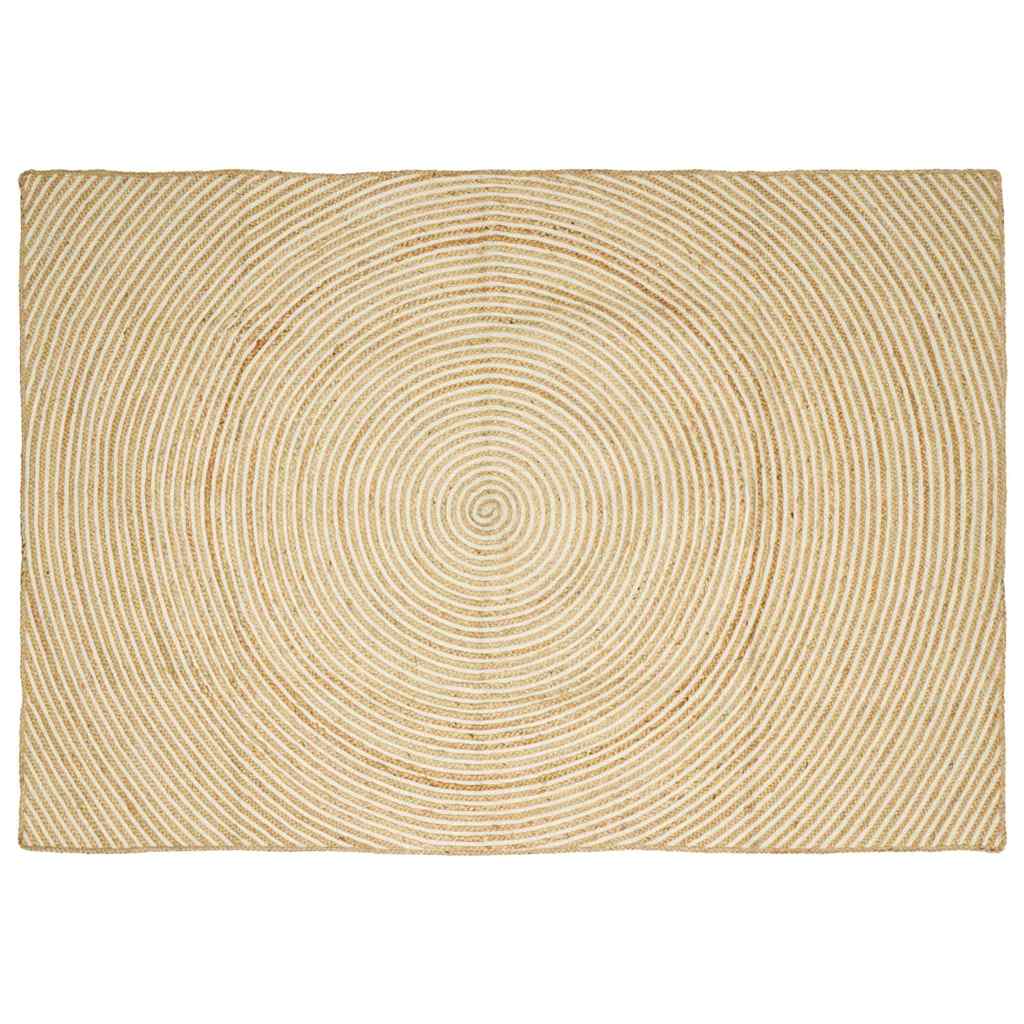vidaXL Area Rugs White 240 x 340 cm Jute