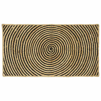 vidaXL Area Rugs Black 60 x 110 cm Jute