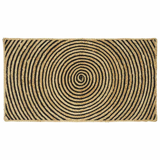 vidaXL Area Rugs Black 60 x 110 cm Jute