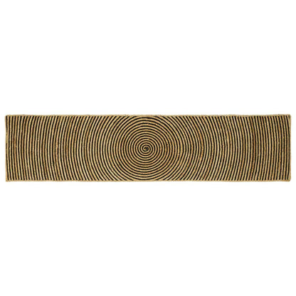 vidaXL Area Rugs Black 60 x 250 cm Jute