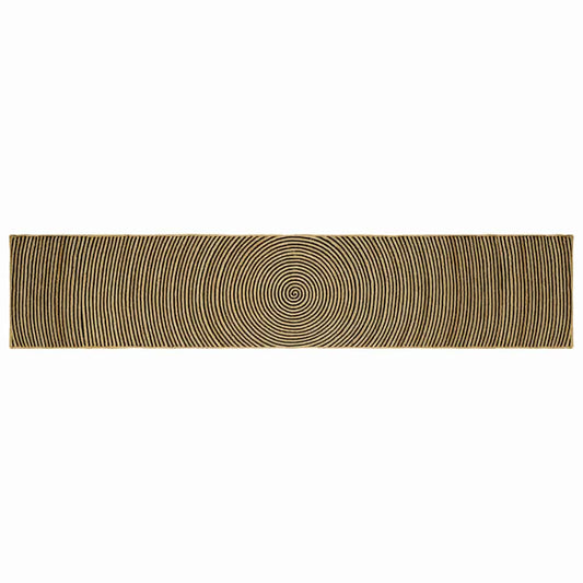 vidaXL Area Rugs Black 80 x 400 cm Jute
