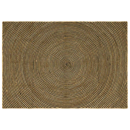 vidaXL Area Rugs Black 200 x 290 cm Jute