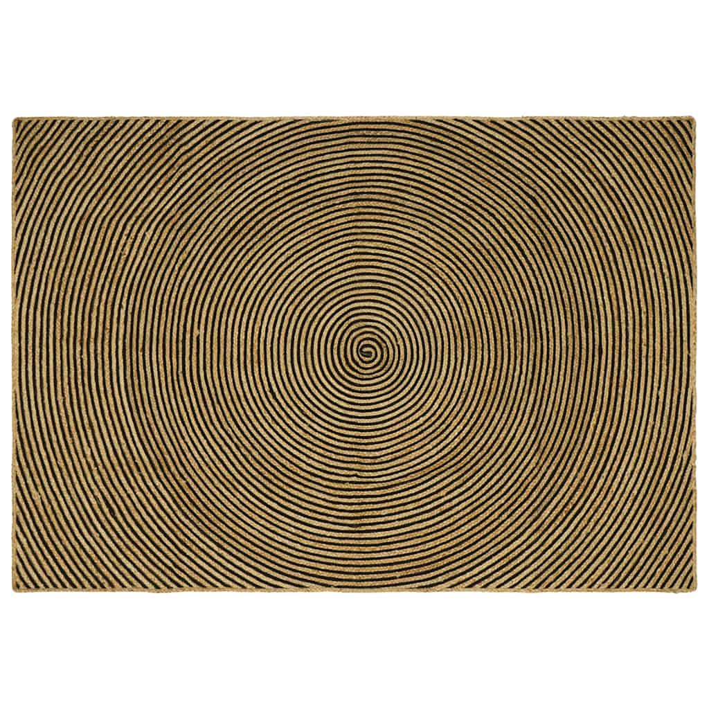 vidaXL Area Rugs Black 240 x 340 cm Jute