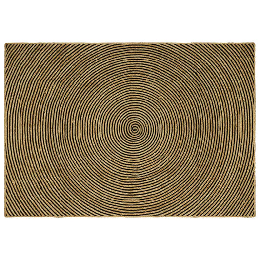 vidaXL Area Rugs Black 240 x 340 cm Jute