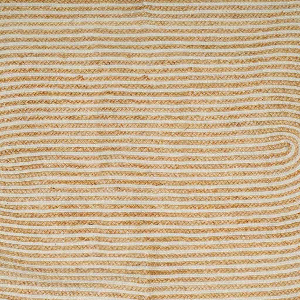 vidaXL Area Rugs Natural and White 205 x 305 cm Jute