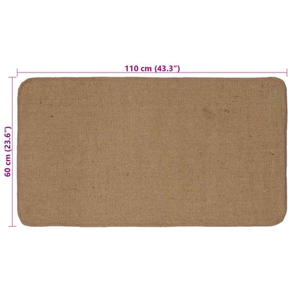 vidaXL Area Rugs Light Brown 60 x 110 cm Jute