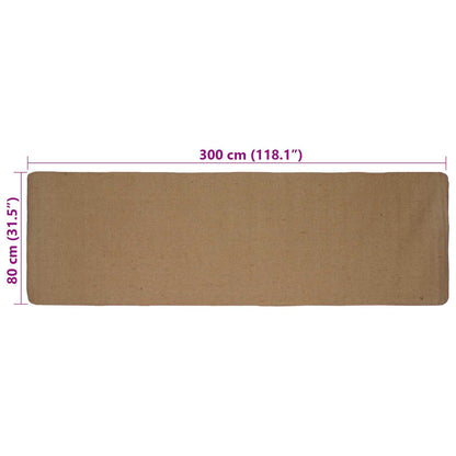 vidaXL Area Rugs Light Brown 80 x 300 cm Jute