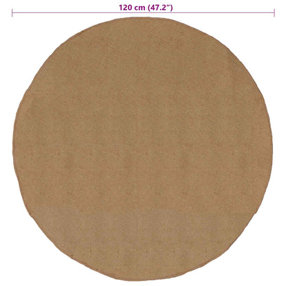 vidaXL Area Rugs Natural Ø 120 cm Jute
