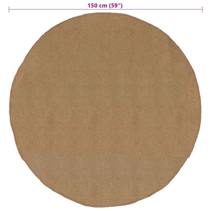 vidaXL Area Rugs Natural Ø 150 cm Jute