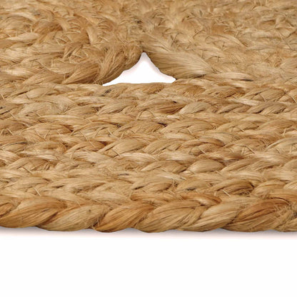 vidaXL Rug Natural Ø 150 cm Jute