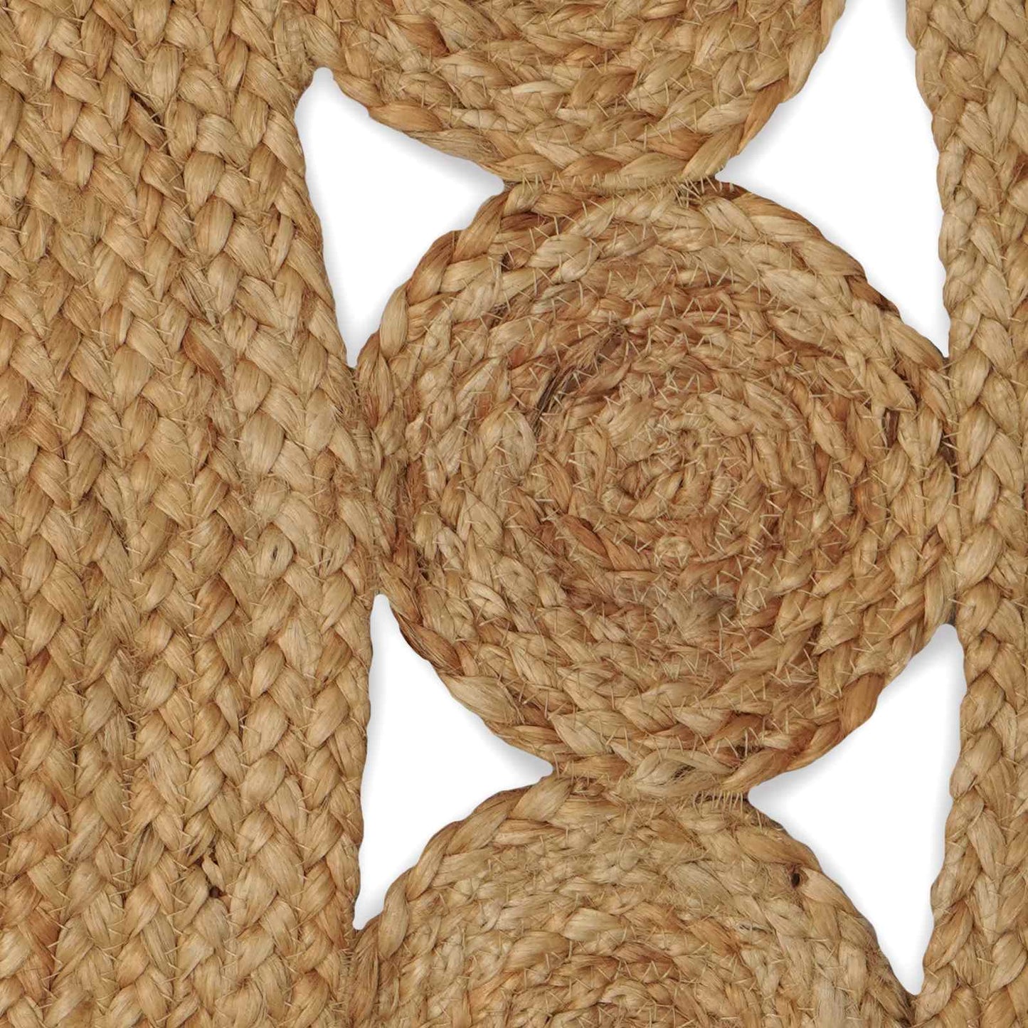 vidaXL Rug Natural Ø 210 cm Jute