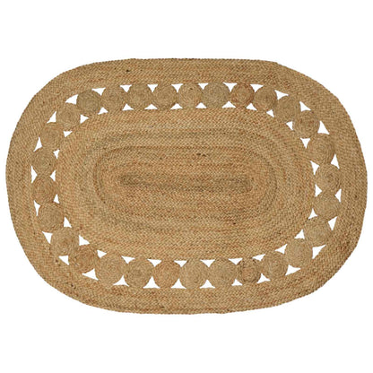 vidaXL Rug Brown 100 x 152 cm Jute