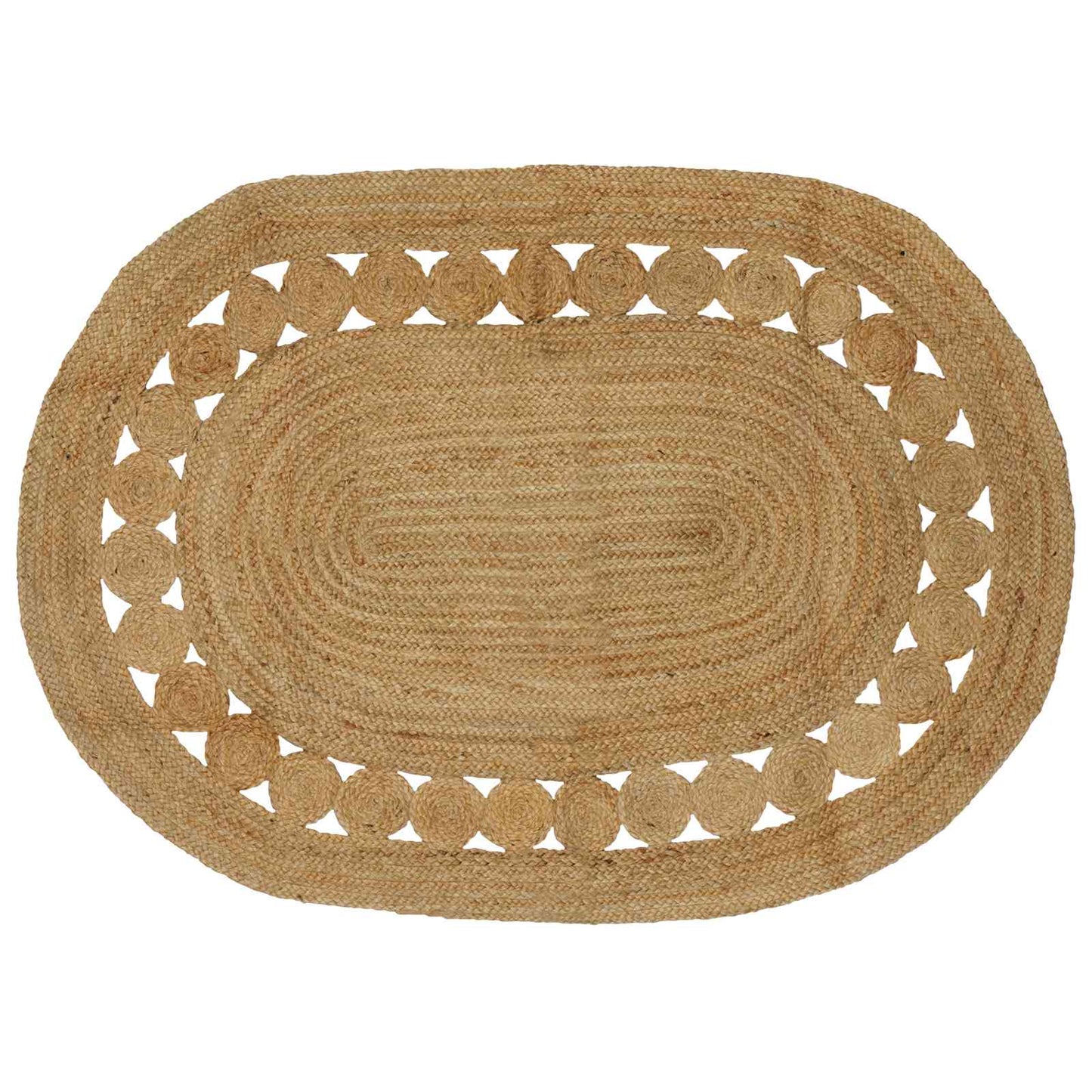 vidaXL Rug Brown 122 x 183 cm Jute