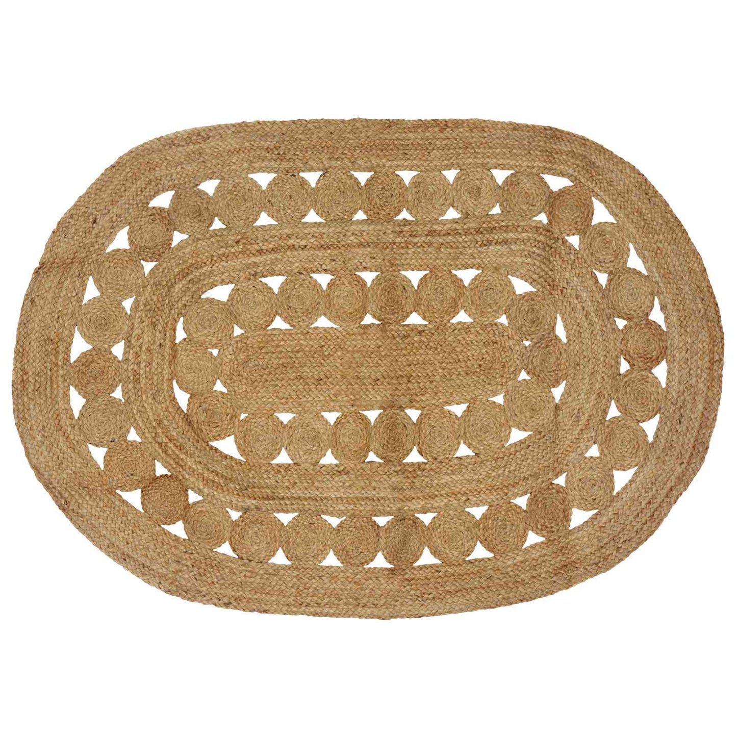 vidaXL Rug Brown 122 x 183 cm Jute