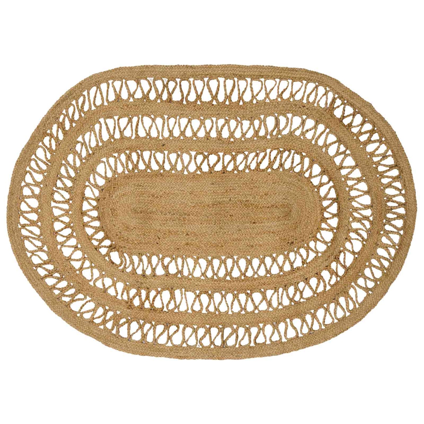 vidaXL Area Rugs Natural 100 x 152 cm Jute